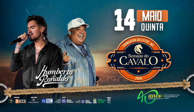 Humberto e Ronaldo - Semana do Cavalo 2026 em Primavera do Leste