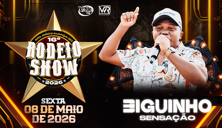 Biguinho Sensação - 16º São João D Aliança Rodeio Show 2026 em São João D'aliança