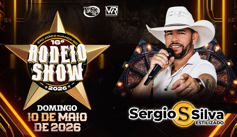 Sergio Silva Estilizado - 16º São João D Aliança Rodeio Show 2026 em São João D'aliança