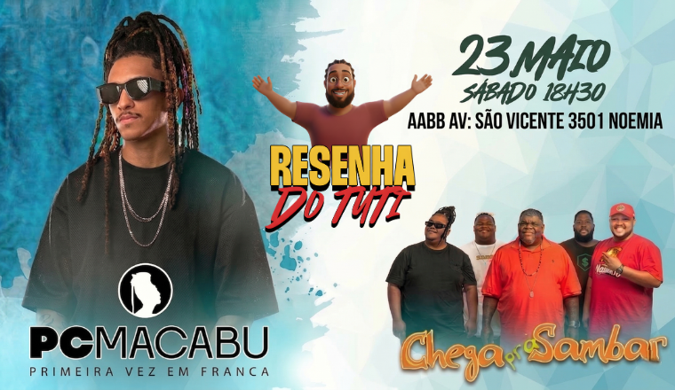 Resenha do Tuti 2ª Edição em Franca