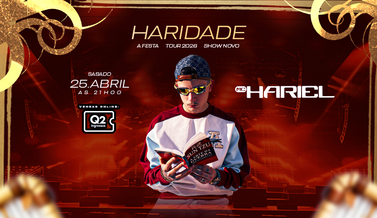 Haridade a Festa Tour 2026 em Capivari