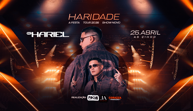 Haridade a Festa Tour 2026 - Santa Bárbara D Oeste em Santa Bárbara D'oeste