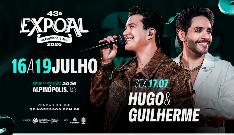 Hugo e Guilherme - 43ª Expoal 2026 em Alpinópolis