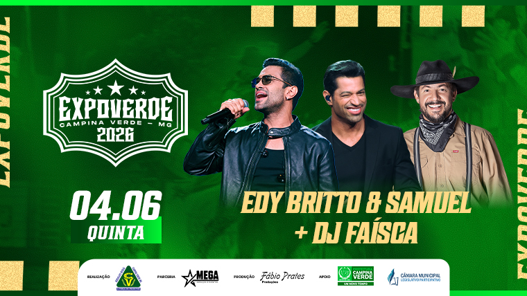 Edy Britto e Samuel - Expoverde 2026 em Campina Verde
