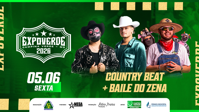 Country Beat - Expoverde 2026 em Campina Verde