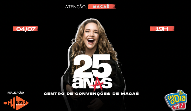 Ana Carolina Turnê 25 Anos em Macaé