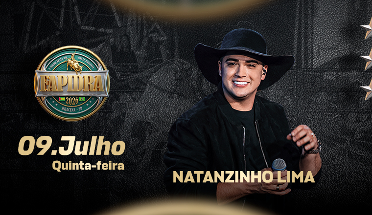 Natanzinho Lima - Fapidra 2026 em Dracena