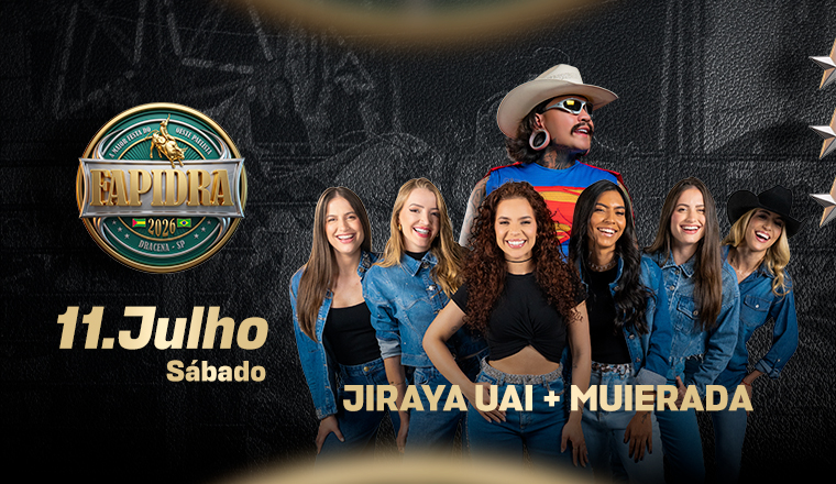 Jiraya Uai + Muierada - Fapidra 2026 em Dracena