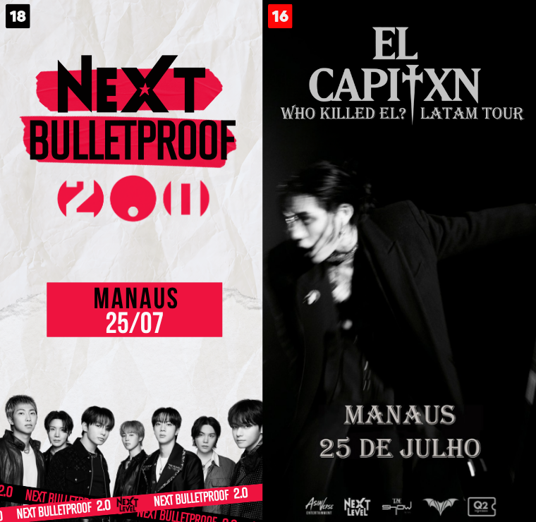 Capa do evento: NEXT BULLETPROOF 2.0 + SHOW DO EL CAPITXN MANAUS