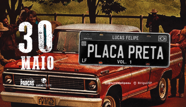 Lucas Felipe Placa Preta em Birigui