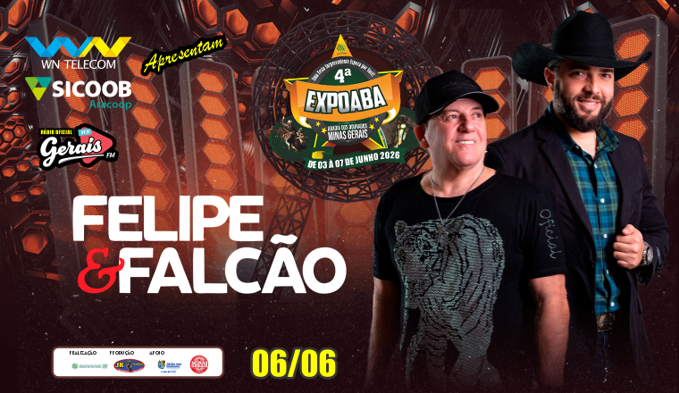 Felipe e Falcão - 4ª Expoaba 2026 em Abadia dos Dourados - Felipe e Falcão
