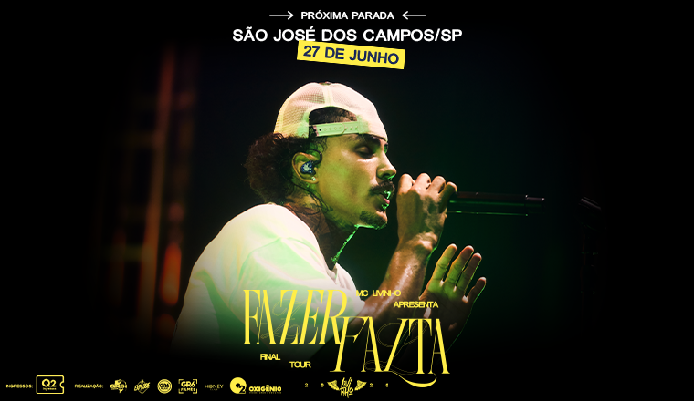 Mc Livinho - Última Turnê Fazer Falta em São José dos Campos