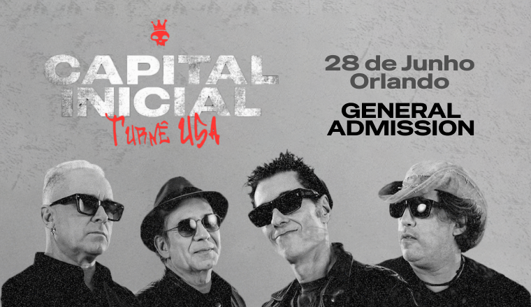 Capital Inicial Turnê Usa | General Admission | em Orlando