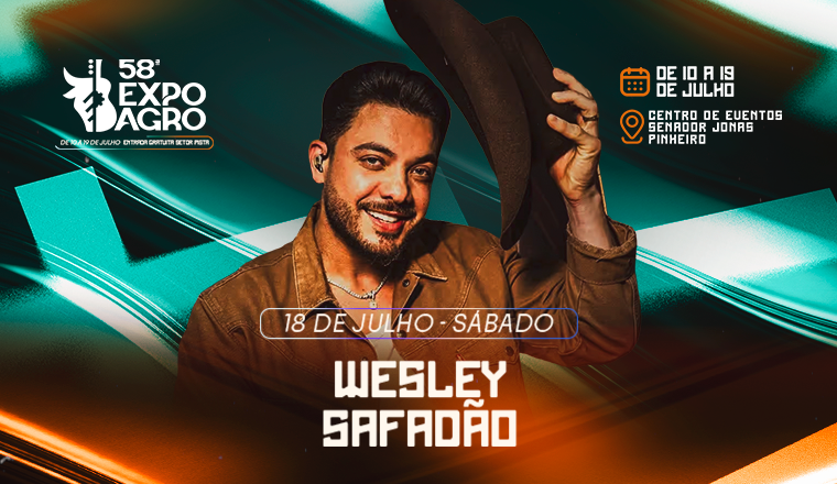 Wesley Safadão 58ª Expoagro Cuiabá 2026 em Cuiabá