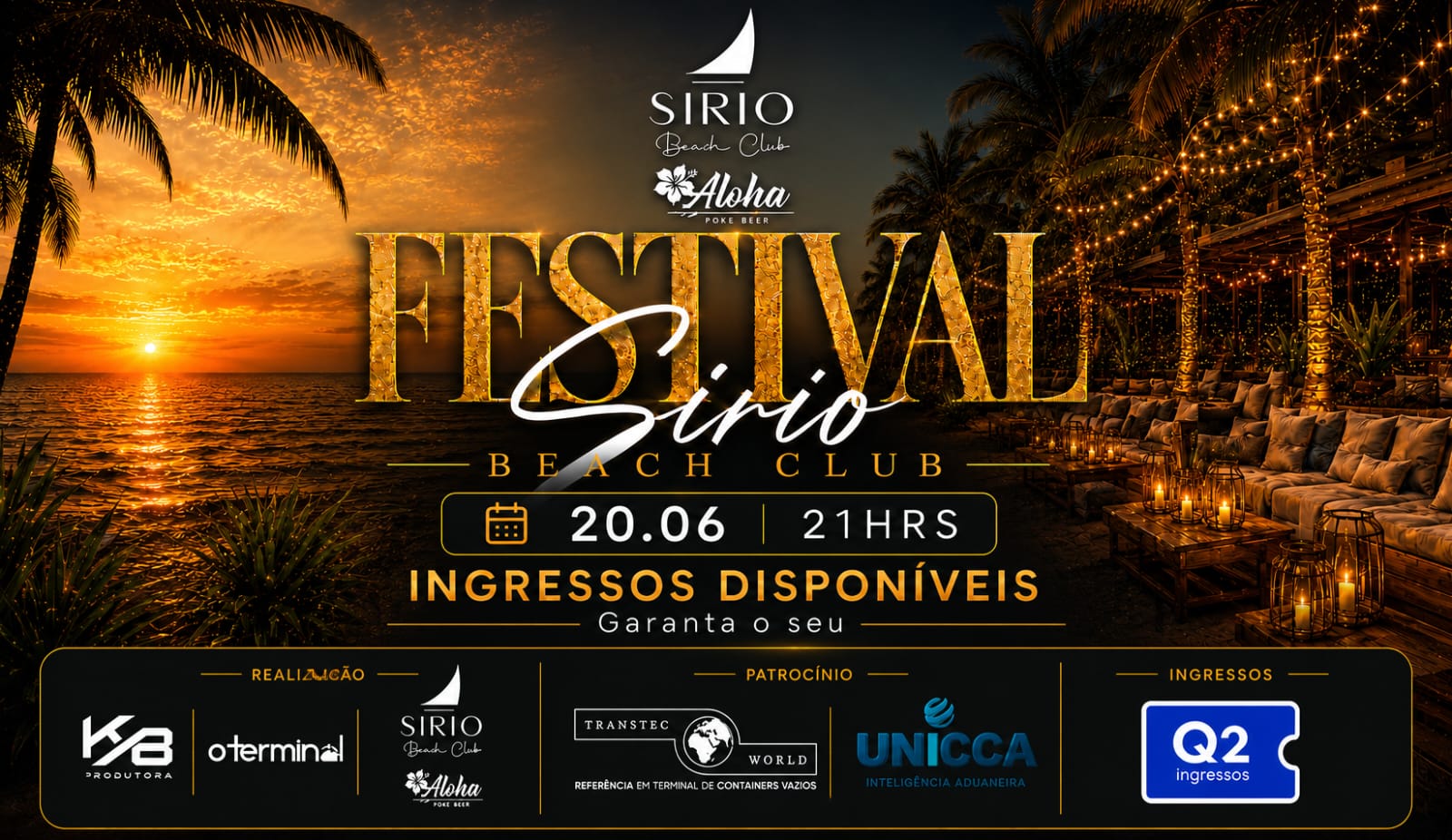 Festival Sirio Beach Club em Santos