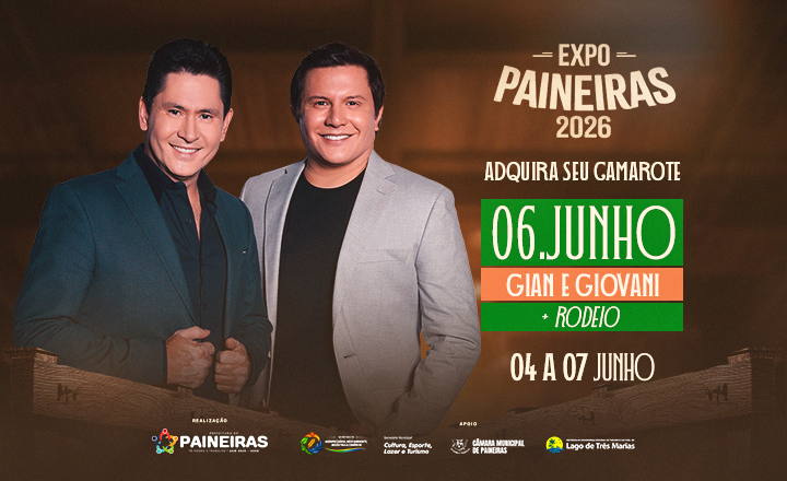 Gian e Giovani + Final do Rodeio - Camarote + Boate: Expo Paineiras 2026