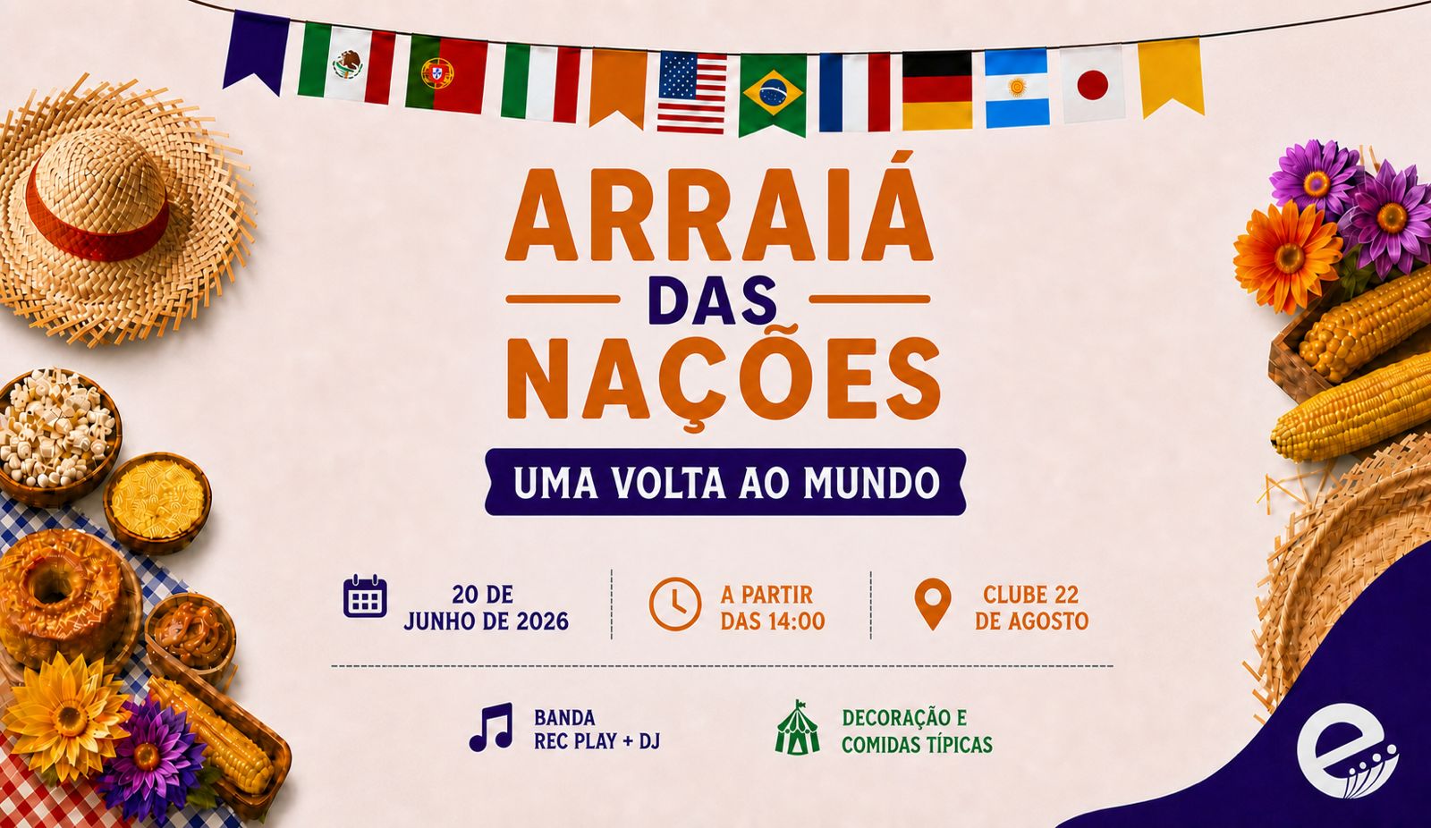 Arraiá das Nações - Uma Volta ao Mundo em Araraquara