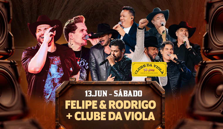 Felipe e Rodrigo + Clube da Viola - Pradópolis Rodeo Music 2026