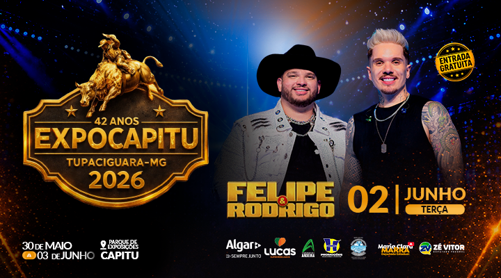 Frontstage: Felipe e Rodrigo - Expocapitu 2026 em Tupaciguara 