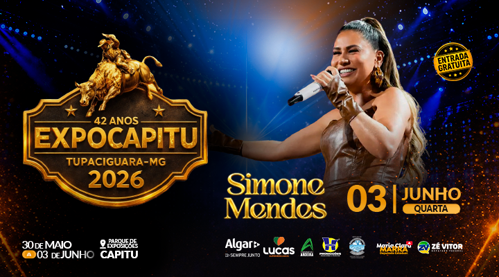 Frontstage: Simone Mendes - Expocapitu 2026 em Tupaciguara 