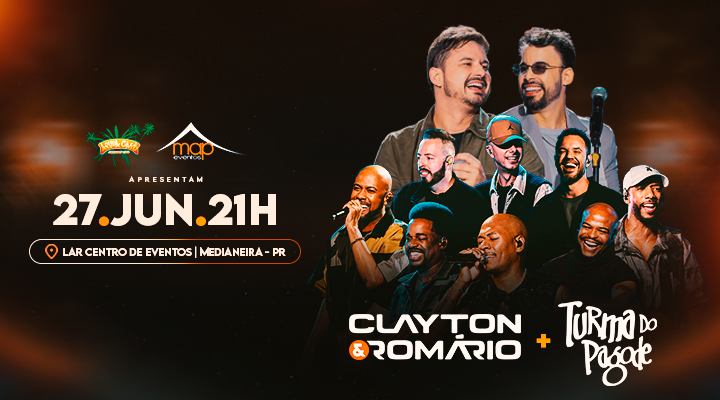 Clayton e Romário + Turma do Pagode em Medianeira