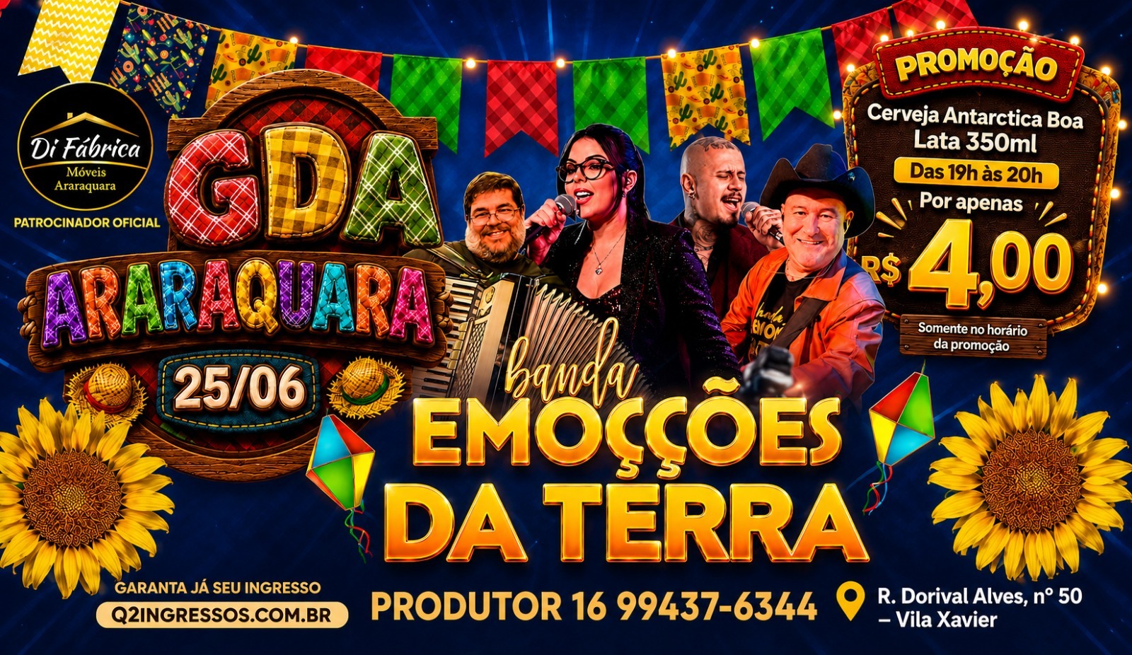 Emoções da Terra em Araraquara