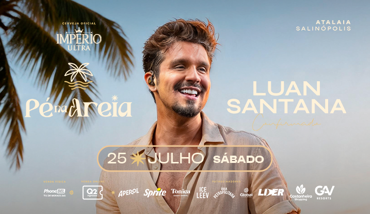 Pé na Areia - Luan Santana em Salinópolis