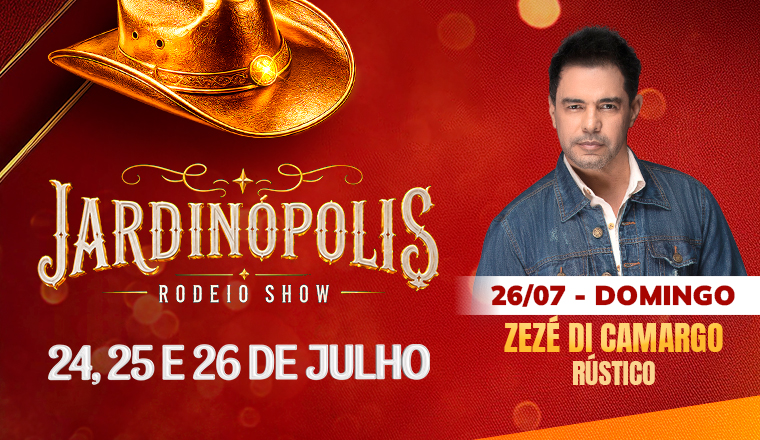 Zezé Di Camargo Rústico - Jardinópolis Rodeio Show em Jardinópolis