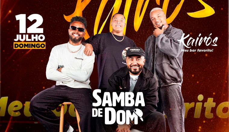 Samba de Dom no Kairós em Araraquara