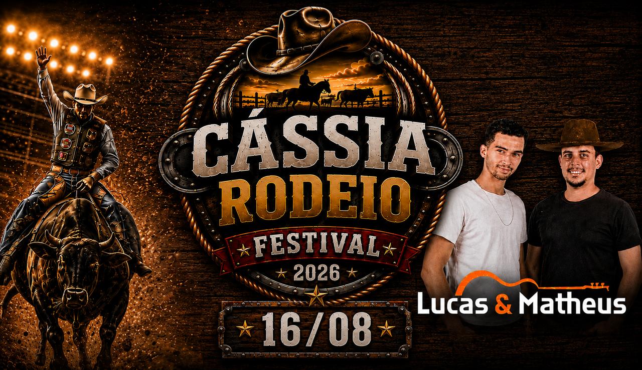 Domingo - Cássia Rodeio Festival 2026 em Cássia