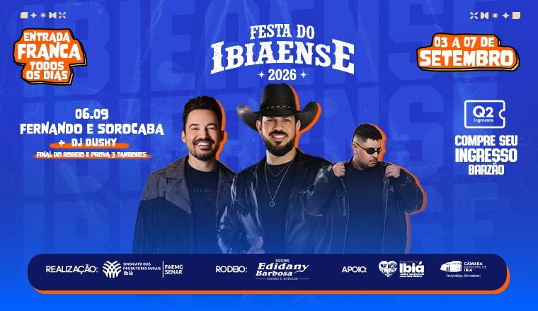 Fernando e Sorocaba - Festa do Ibiaense 2026 em Ibiá