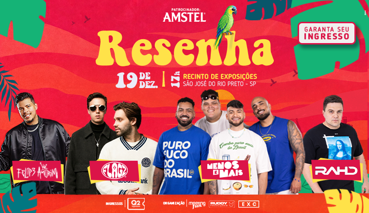Resenha com Menos é Mais em São José do Rio Preto