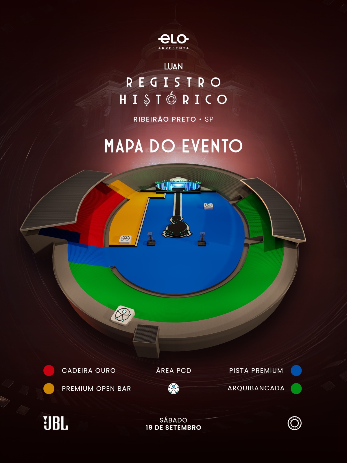 Mapa do evento